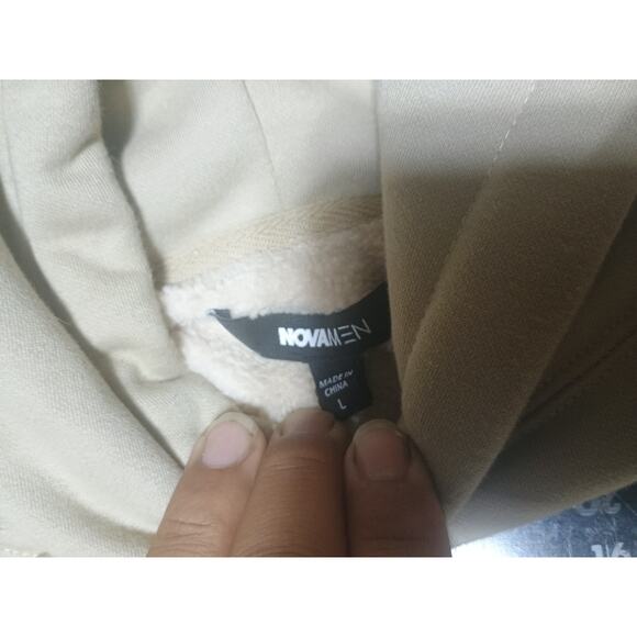 Novamen Tan Pullover Hoodie - Size Large - Great Condition! - Picture 3 of 4